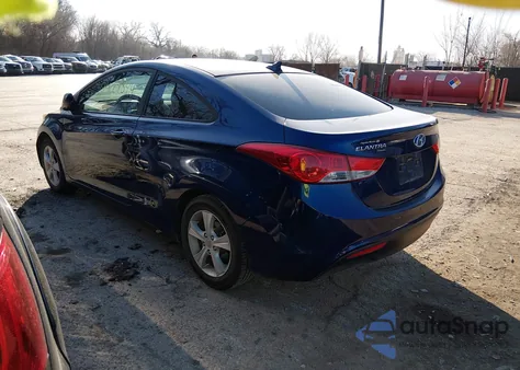 2013 Hyundai Elantra Gs из США, поврежденный, VIN KMHDH6AE2DU009266